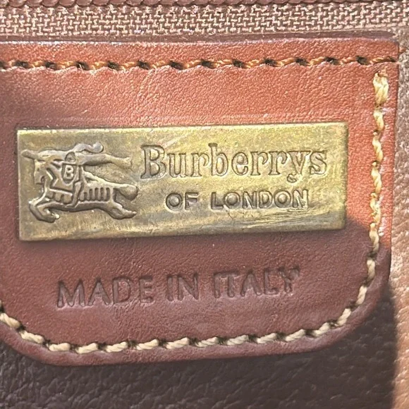 BURBERRYS VINTAGE Haymarket TOTE - Picture 5 of 5